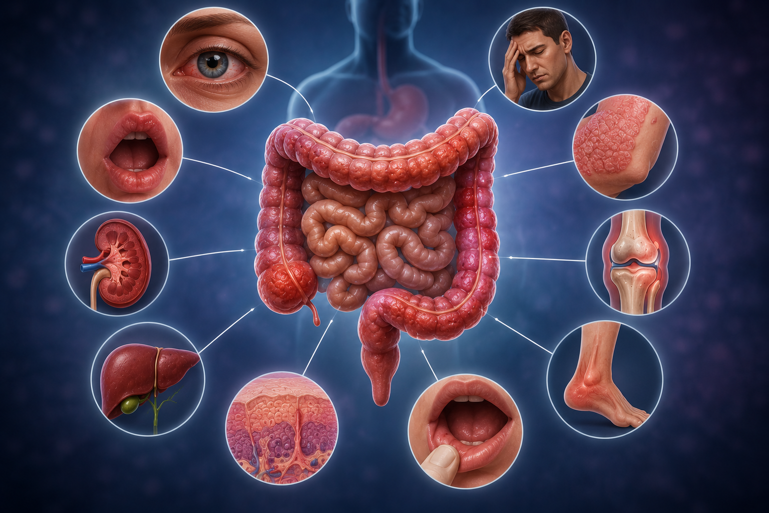 Manifestaciones extraintestinales de la enfermedad inflamatoria intestinal